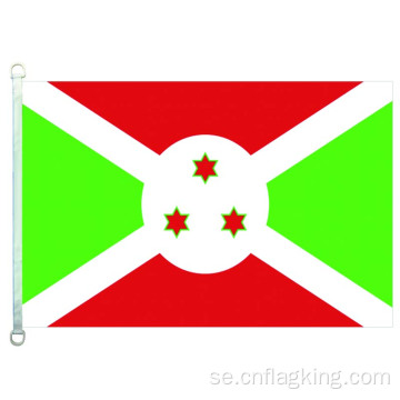 Burundis nationella flagga 100% polyster 90 * 150 cm Burundi banner